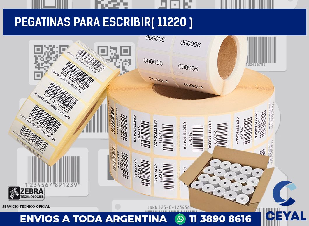 PEGATINAS PARA ESCRIBIR( 11220 )