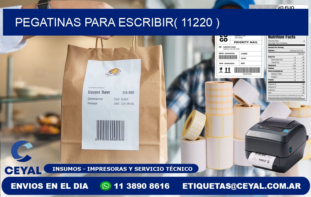 PEGATINAS PARA ESCRIBIR( 11220 )