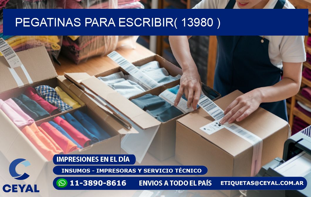 PEGATINAS PARA ESCRIBIR( 13980 )