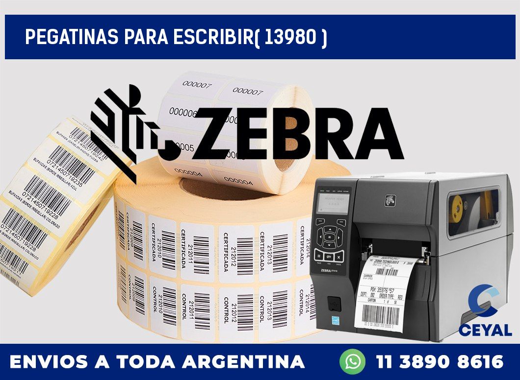 PEGATINAS PARA ESCRIBIR( 13980 )