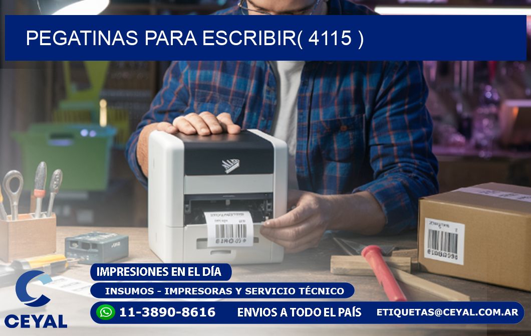 PEGATINAS PARA ESCRIBIR( 4115 )