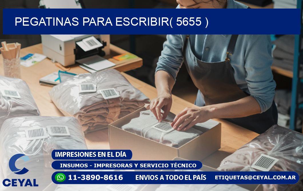 PEGATINAS PARA ESCRIBIR( 5655 )