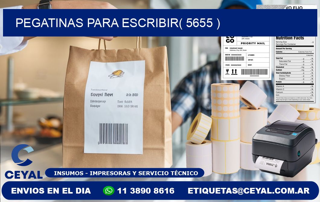 PEGATINAS PARA ESCRIBIR( 5655 )