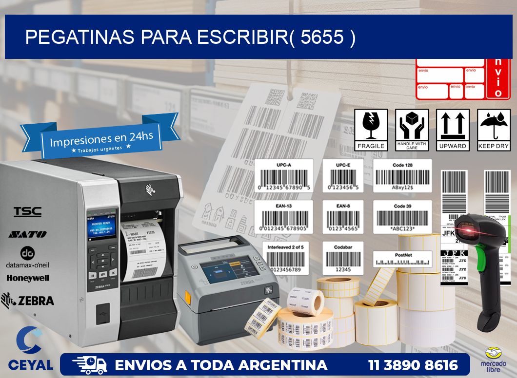PEGATINAS PARA ESCRIBIR( 5655 )