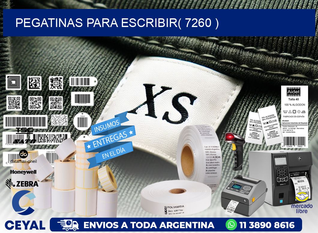 PEGATINAS PARA ESCRIBIR( 7260 )