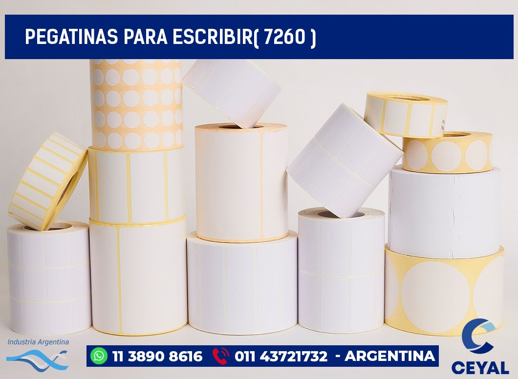 PEGATINAS PARA ESCRIBIR( 7260 )