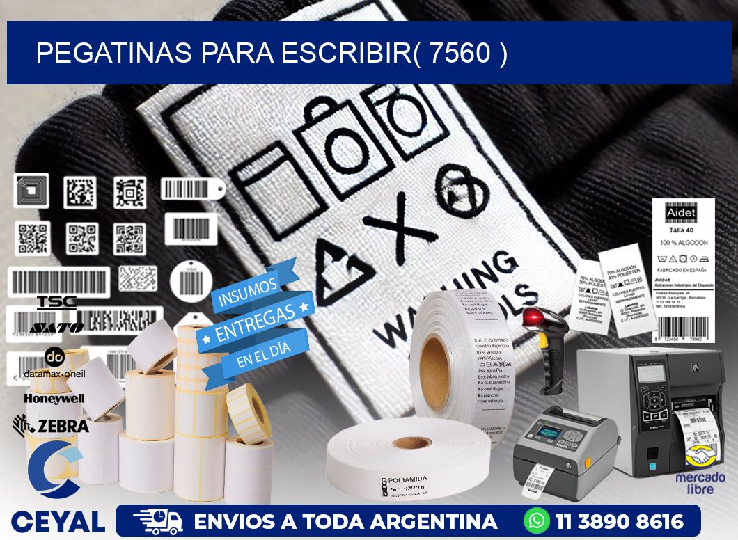 PEGATINAS PARA ESCRIBIR( 7560 )