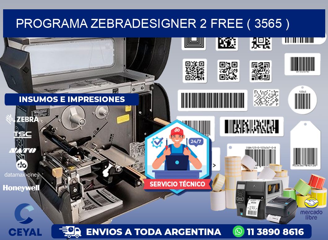 PROGRAMA ZEBRADESIGNER 2 FREE ( 3565 )