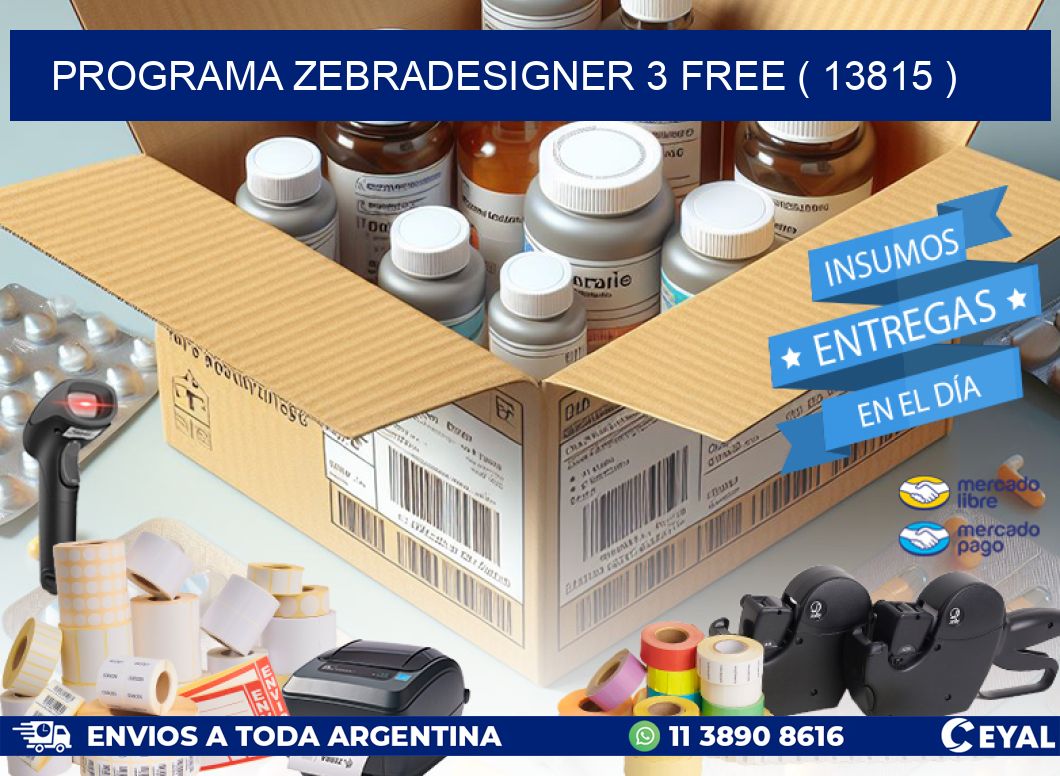 PROGRAMA ZEBRADESIGNER 3 FREE ( 13815 )