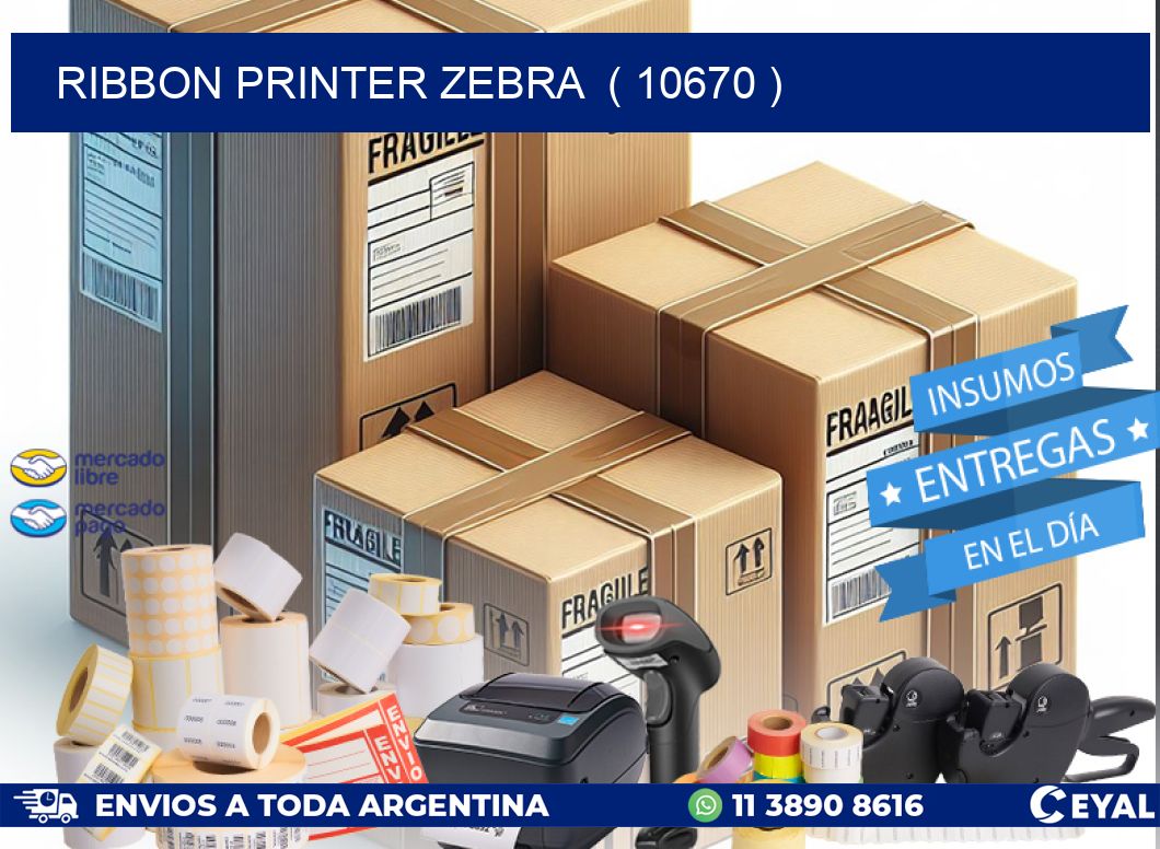 RIBBON PRINTER ZEBRA ( 10670 )