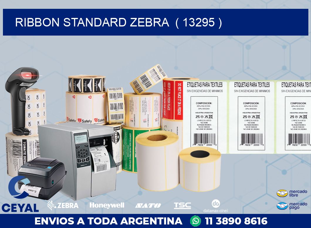 RIBBON STANDARD ZEBRA ( 13295 )