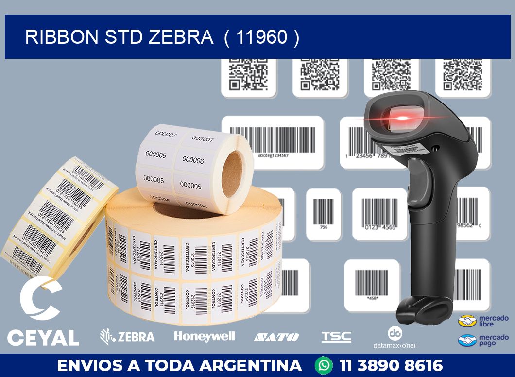 RIBBON STD ZEBRA ( 11960 )