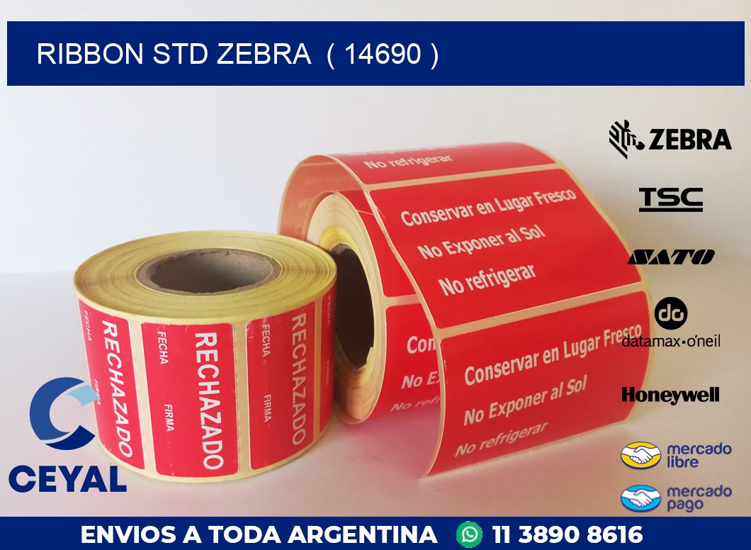 RIBBON STD ZEBRA ( 14690 )