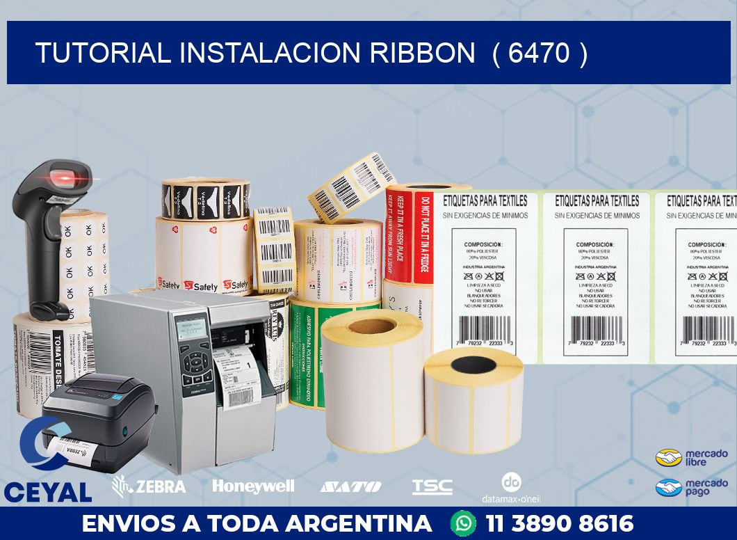 TUTORIAL INSTALACION RIBBON  ( 6470 )