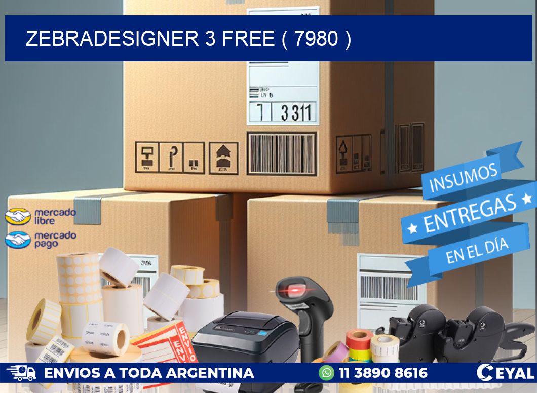 ZEBRADESIGNER 3 FREE ( 7980 )