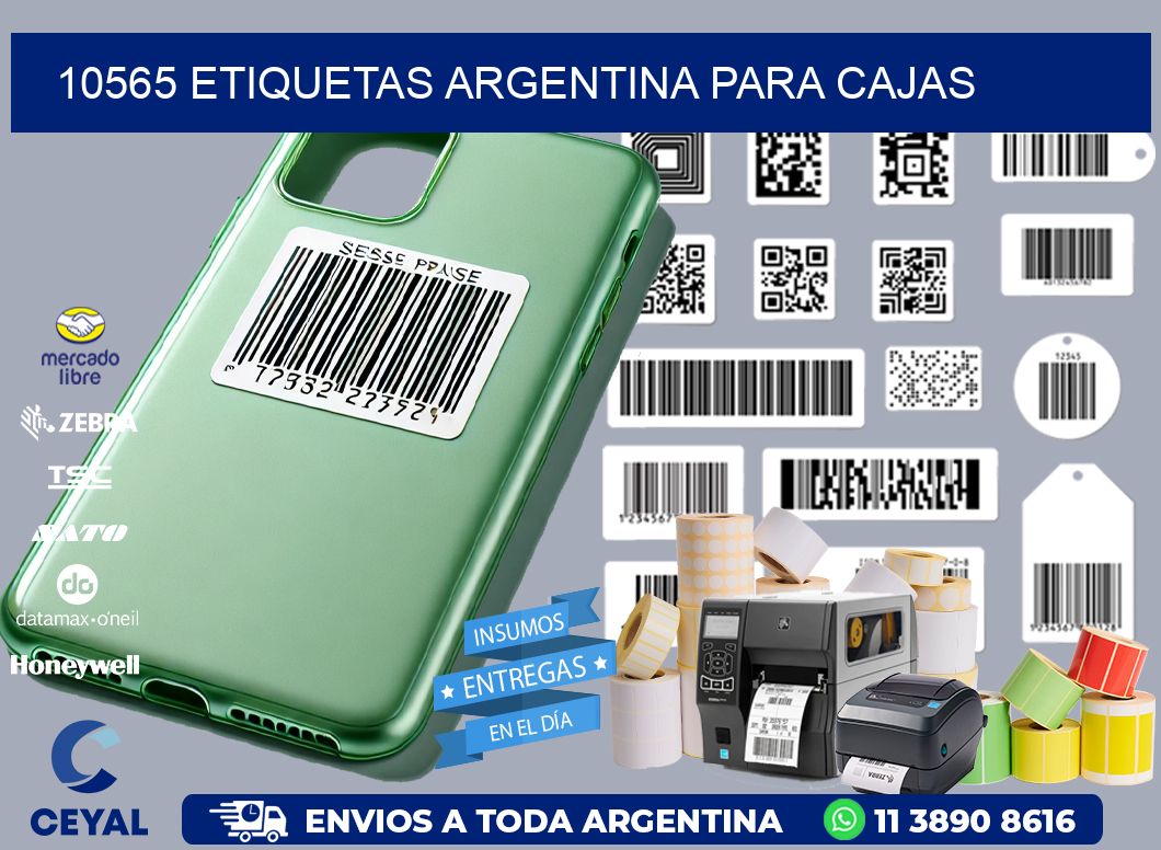 10565 ETIQUETAS ARGENTINA PARA CAJAS