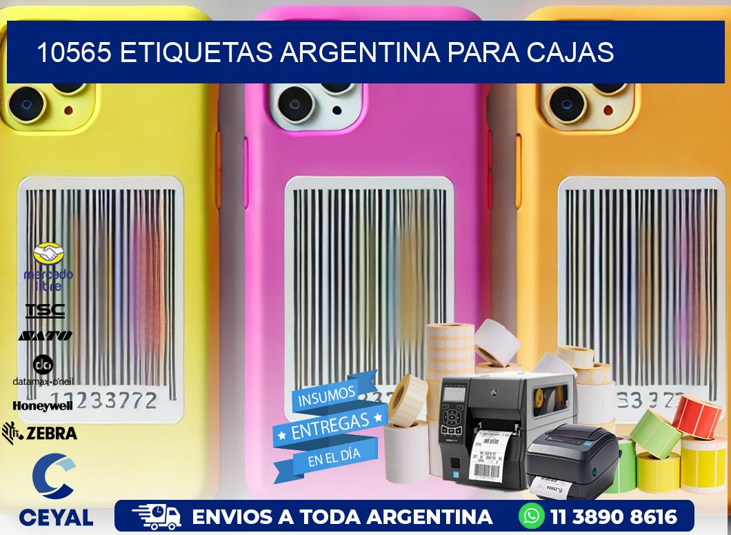 10565 ETIQUETAS ARGENTINA PARA CAJAS