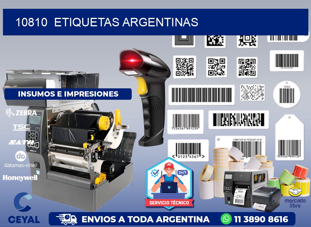 10810  ETIQUETAS ARGENTINAS