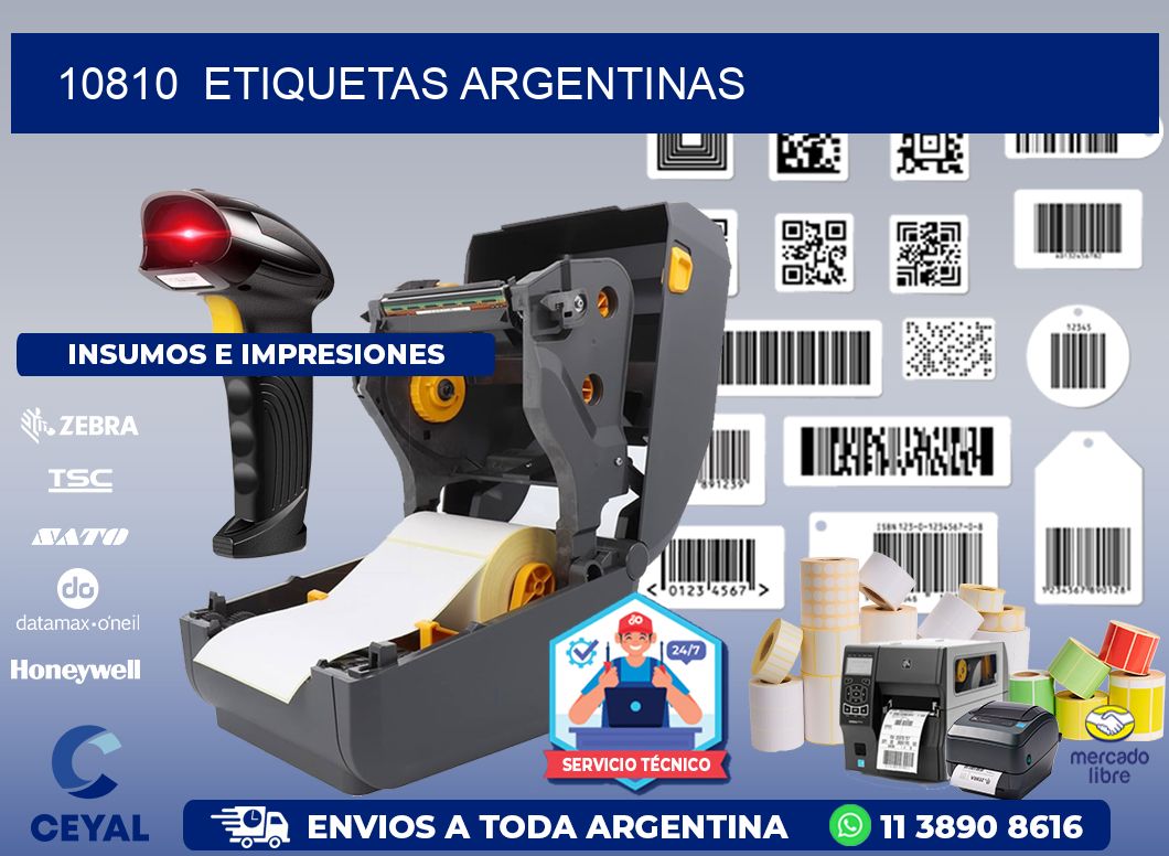 10810  ETIQUETAS ARGENTINAS