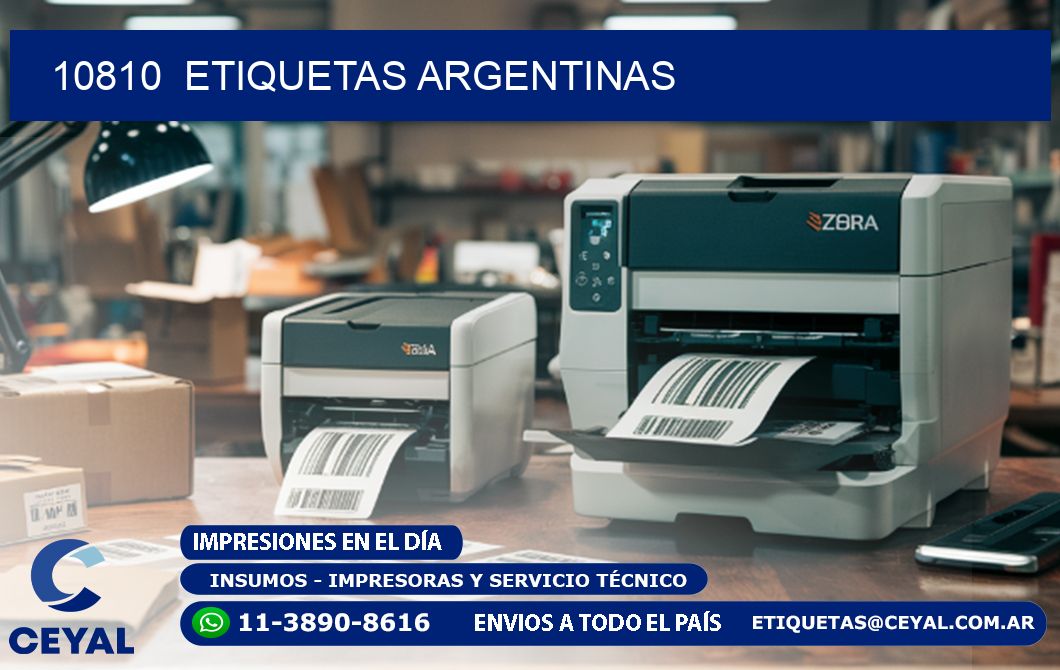 10810  ETIQUETAS ARGENTINAS