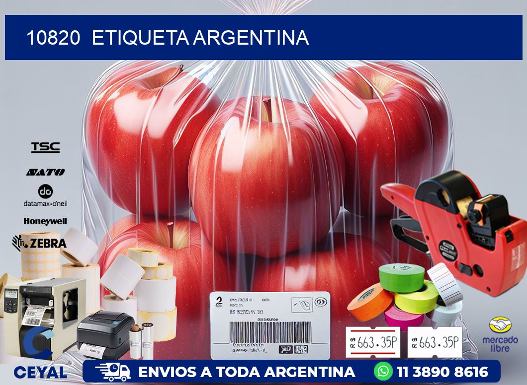 10820 ETIQUETA ARGENTINA