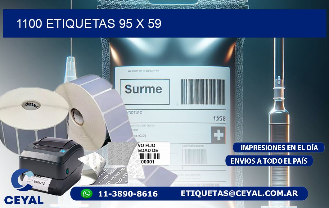 1100 ETIQUETAS 95 x 59