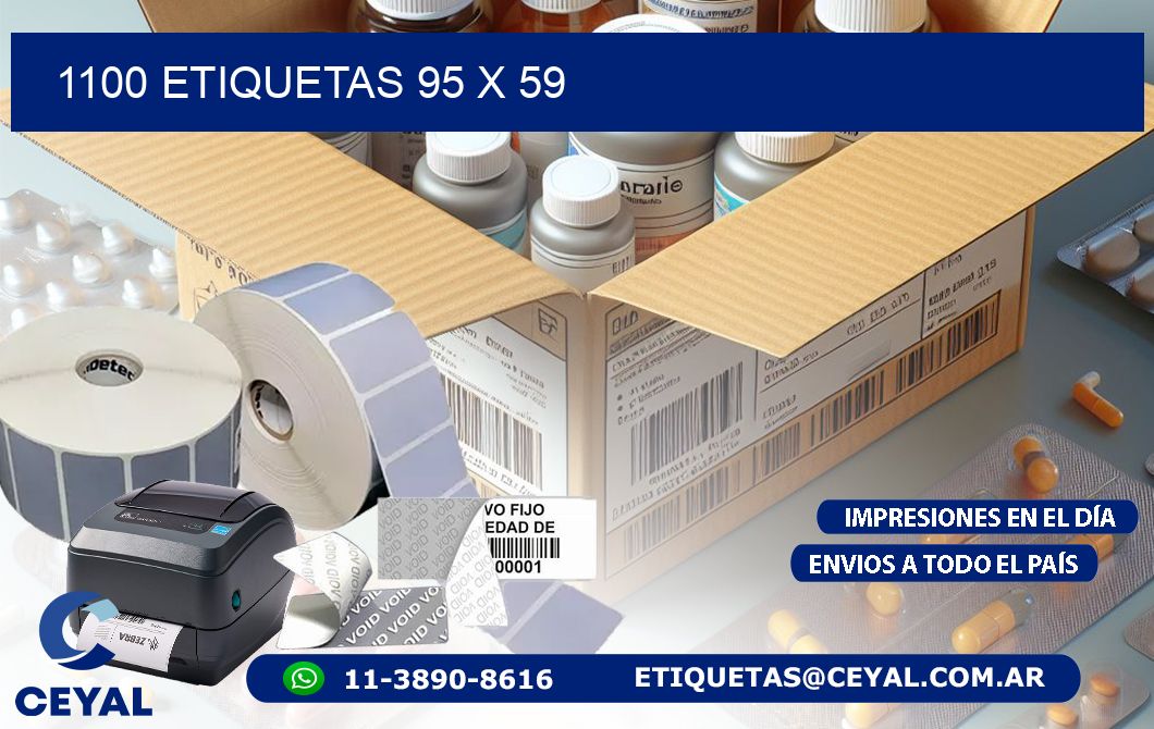 1100 ETIQUETAS 95 x 59