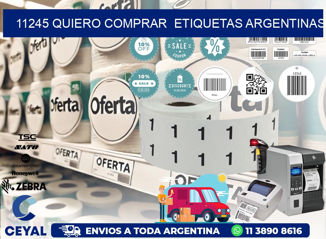 11245 QUIERO COMPRAR ETIQUETAS ARGENTINAS