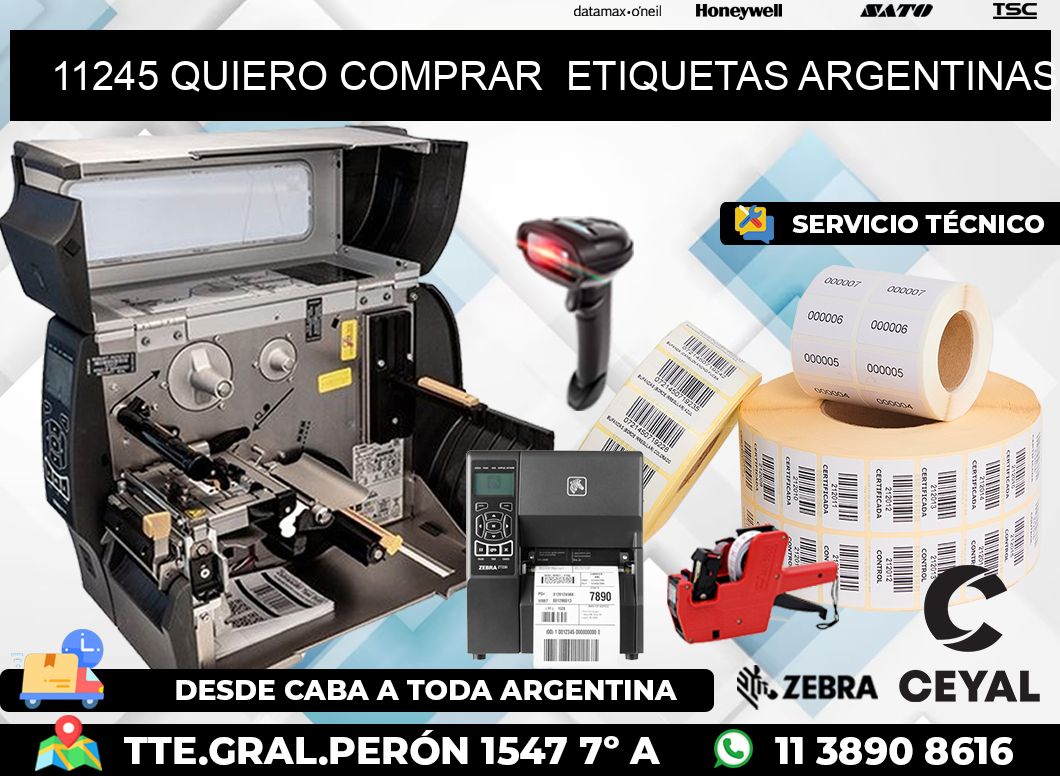 11245 QUIERO COMPRAR ETIQUETAS ARGENTINAS