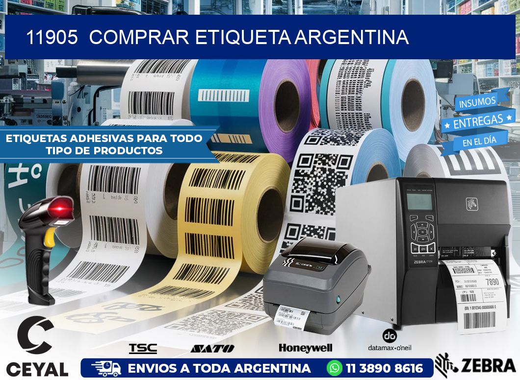 11905  COMPRAR ETIQUETA ARGENTINA