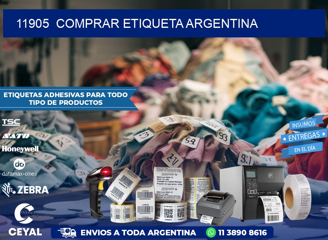 11905  COMPRAR ETIQUETA ARGENTINA