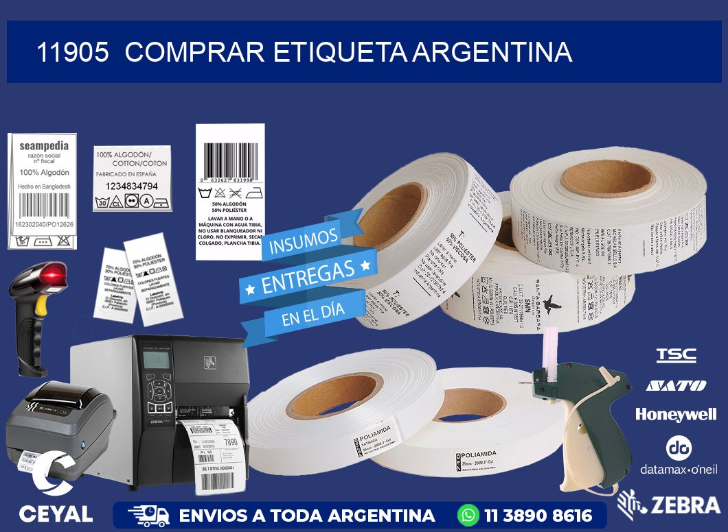 11905  COMPRAR ETIQUETA ARGENTINA