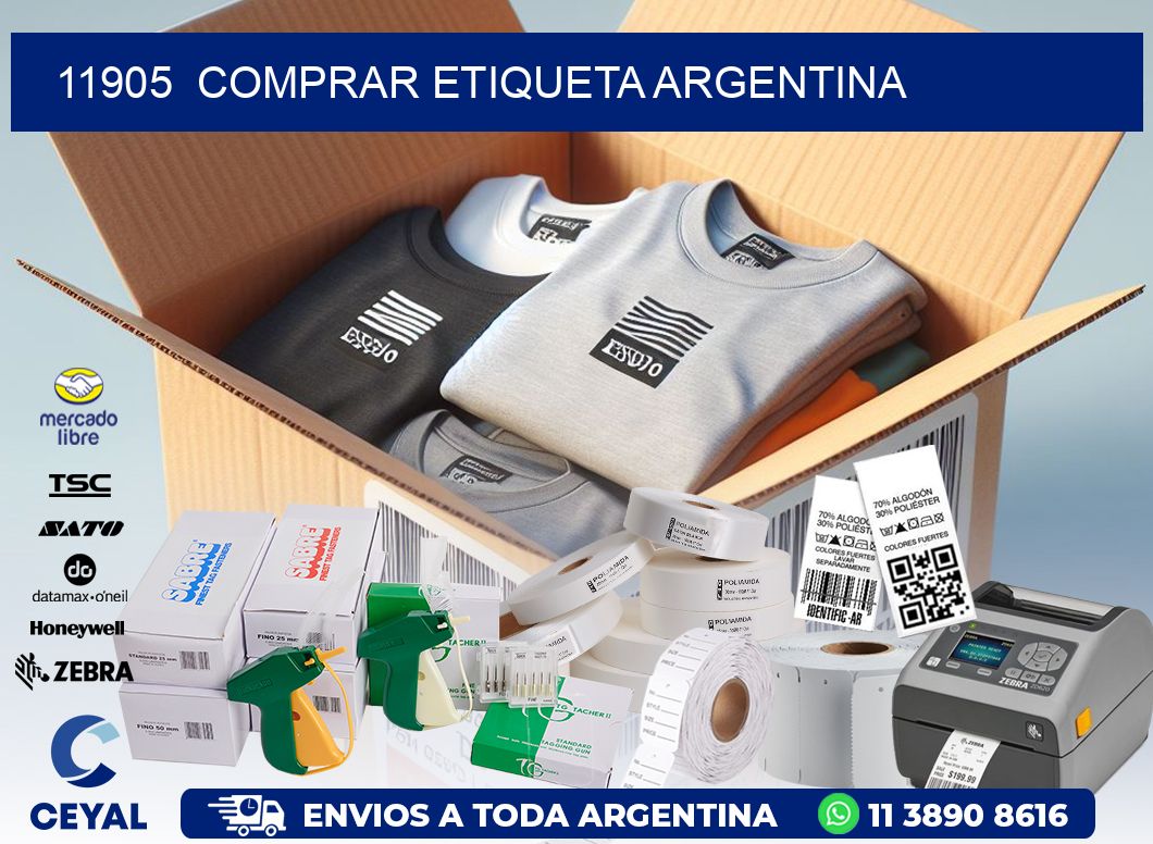 11905  COMPRAR ETIQUETA ARGENTINA