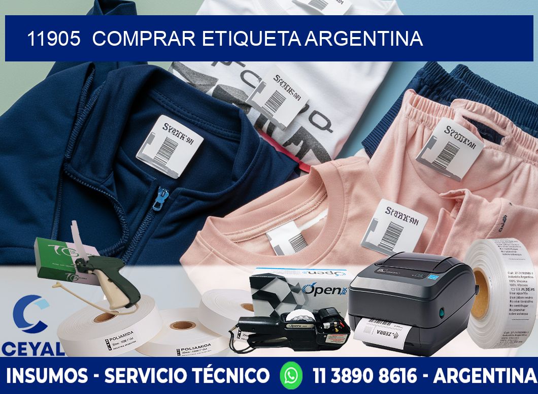 11905  COMPRAR ETIQUETA ARGENTINA