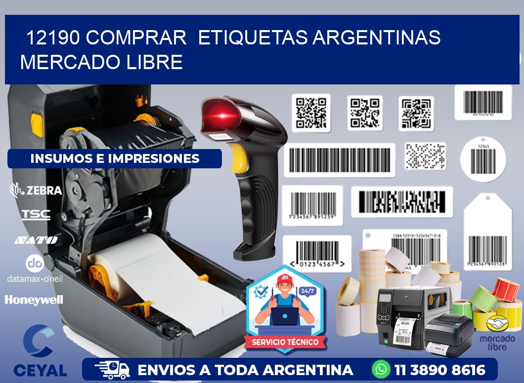 12190 COMPRAR  ETIQUETAS ARGENTINAS MERCADO LIBRE