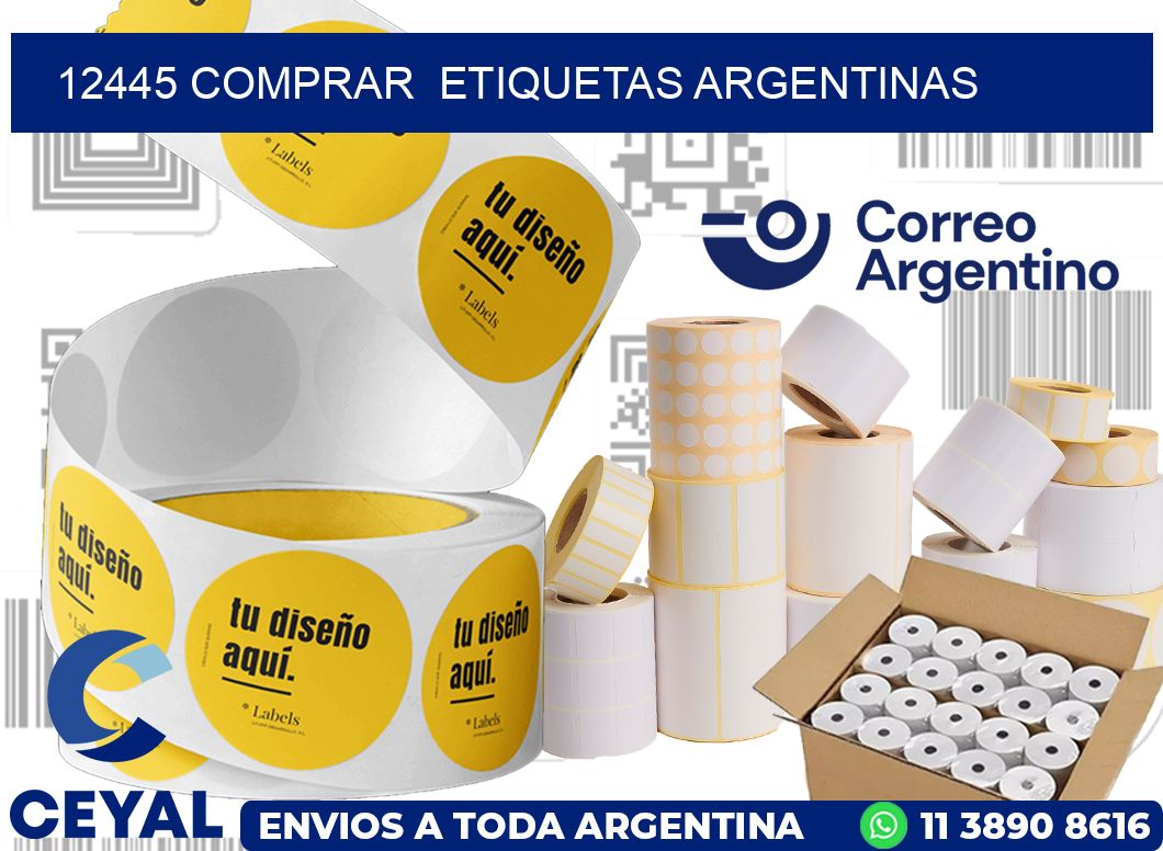 12445 COMPRAR  ETIQUETAS ARGENTINAS