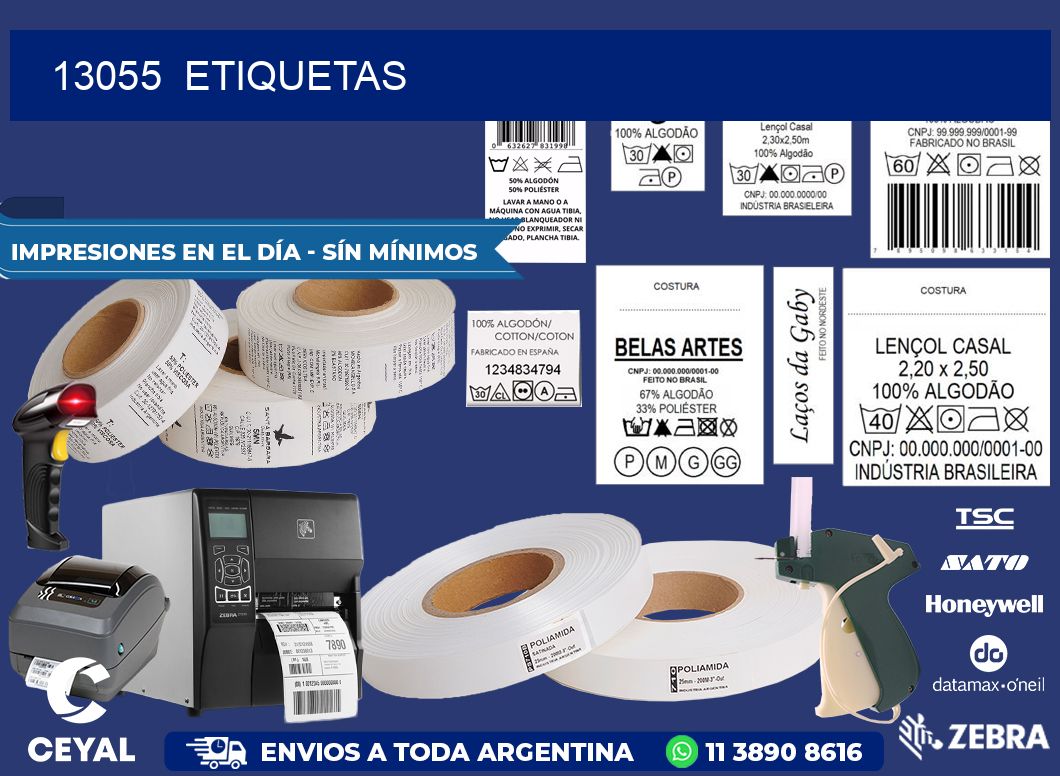 13055  ETIQUETAS