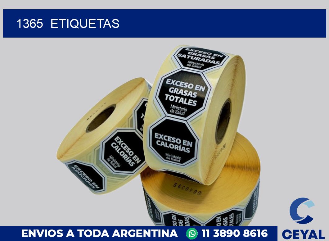 1365  ETIQUETAS