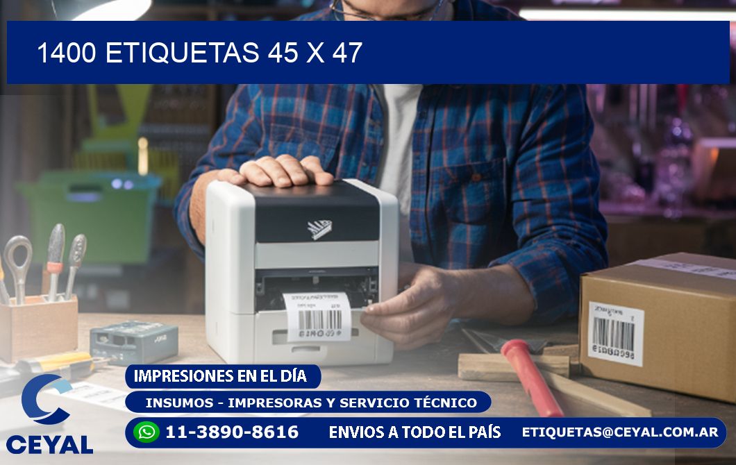 1400 ETIQUETAS 45 x 47