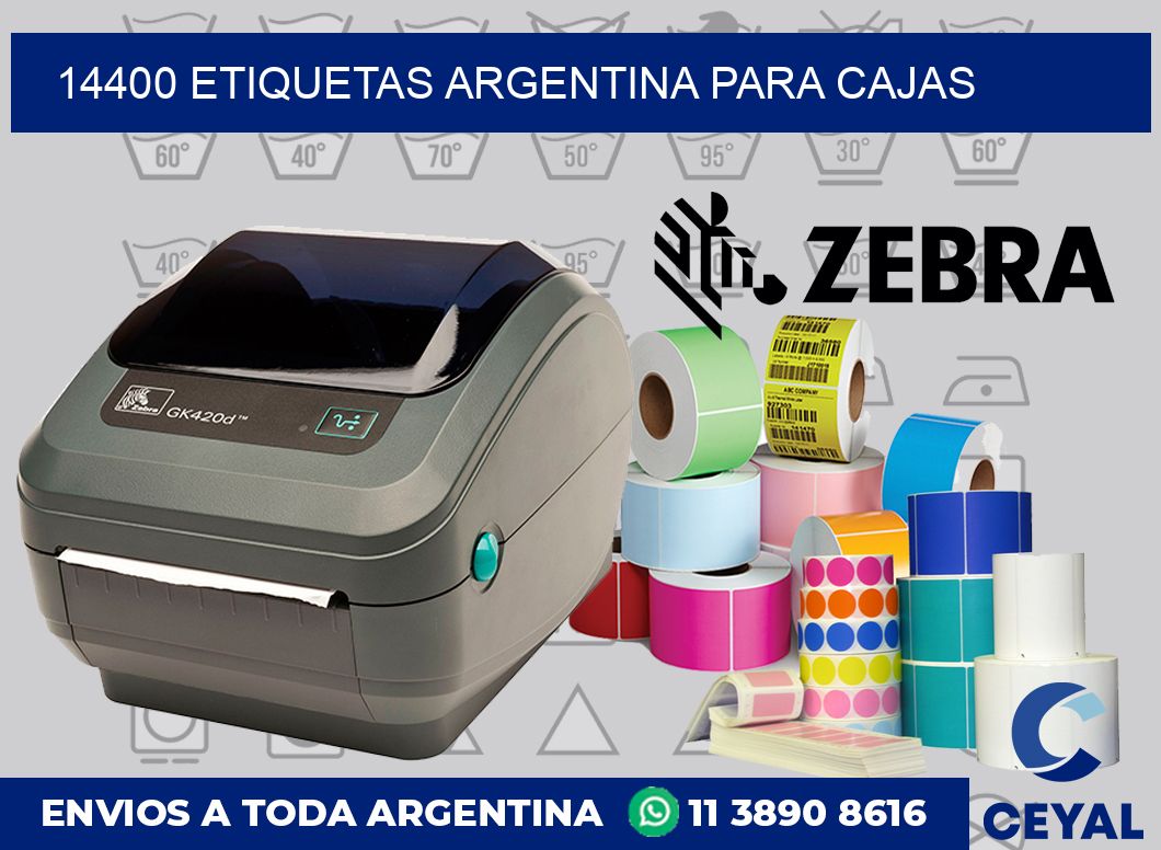 14400 ETIQUETAS ARGENTINA PARA CAJAS
