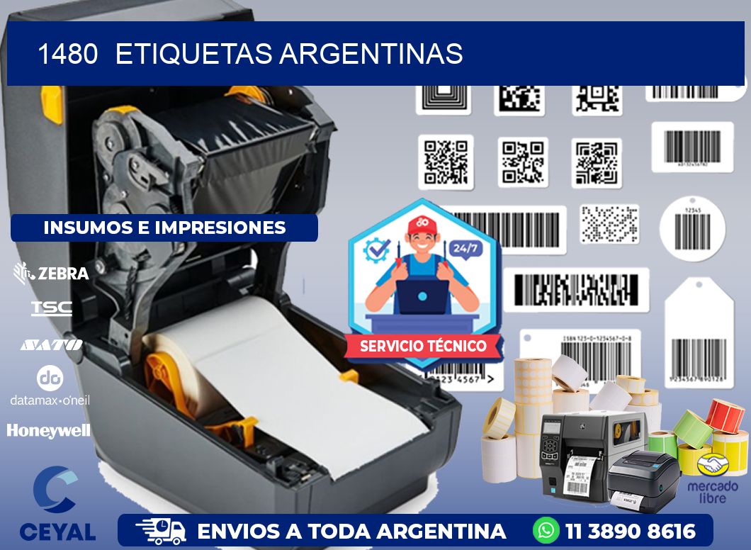 1480  ETIQUETAS ARGENTINAS