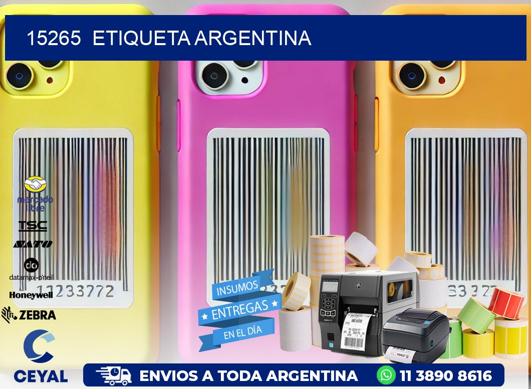 15265  ETIQUETA ARGENTINA