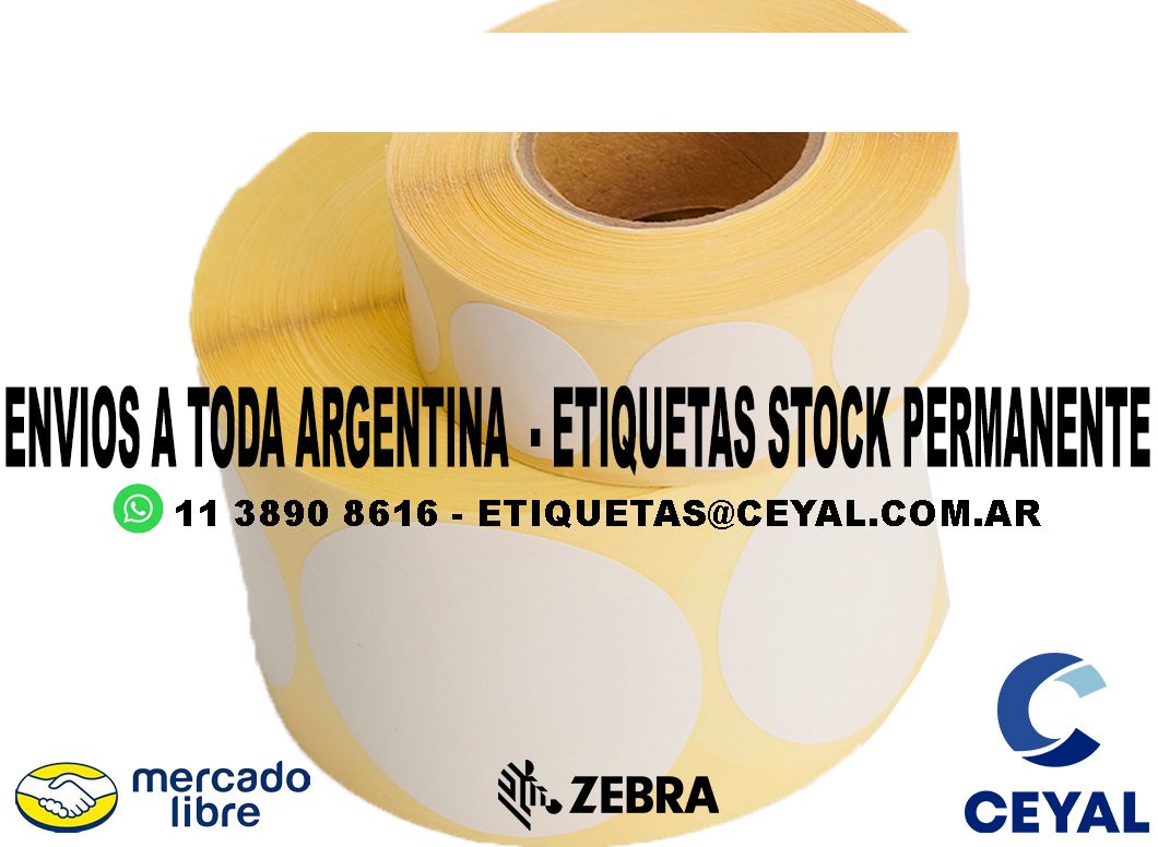 1700 ETIQUETAS RIBBON 24 x 22