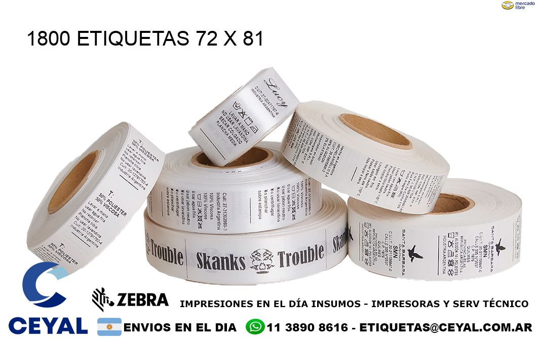 1800 ETIQUETAS 72 x 81