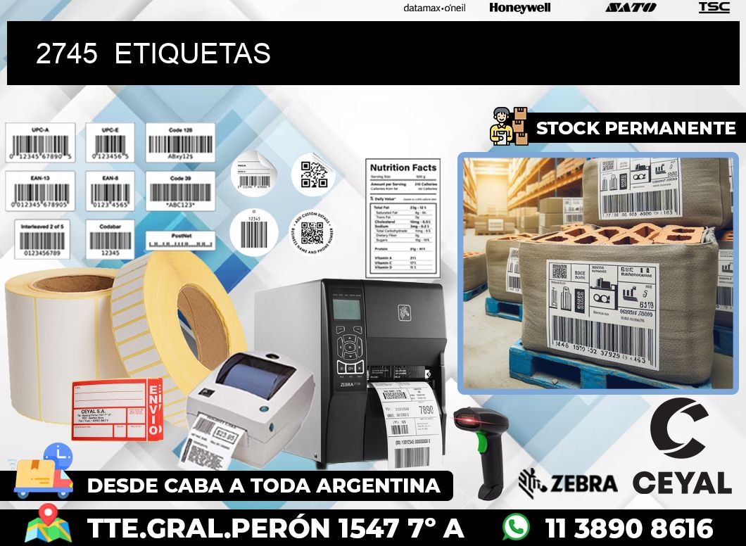 2745  ETIQUETAS