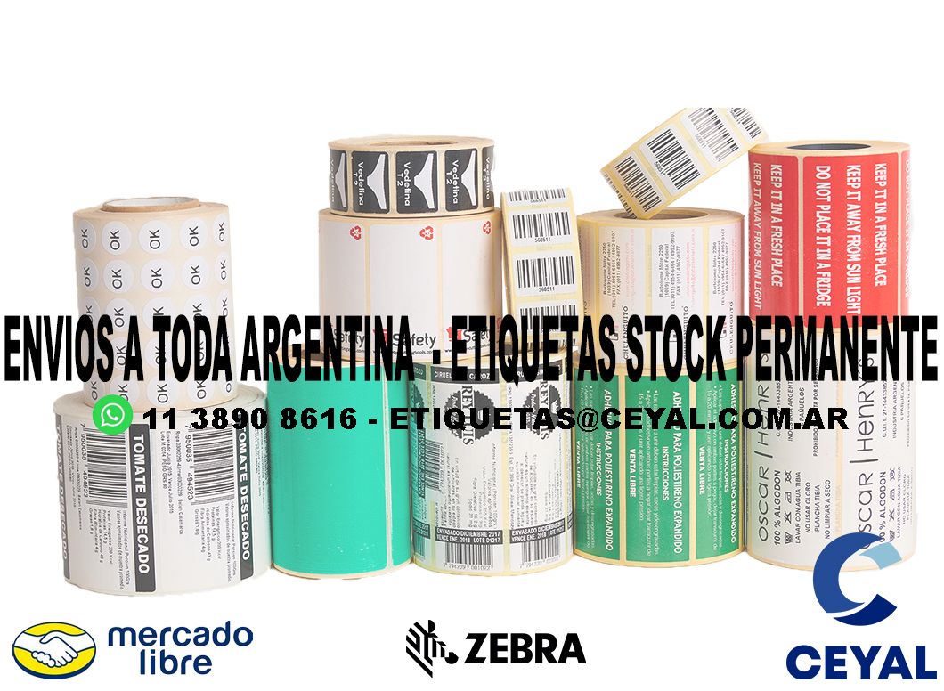 3000 ETIQUETAS ILUSTRACION 60 x 21