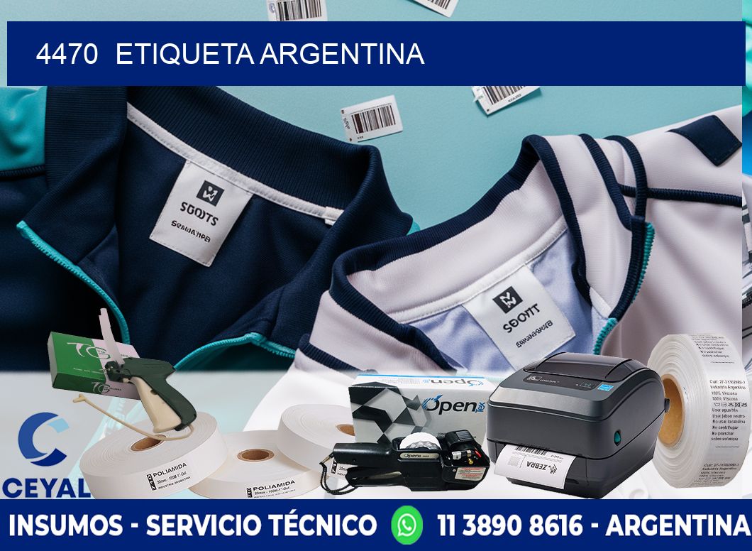 4470  ETIQUETA ARGENTINA