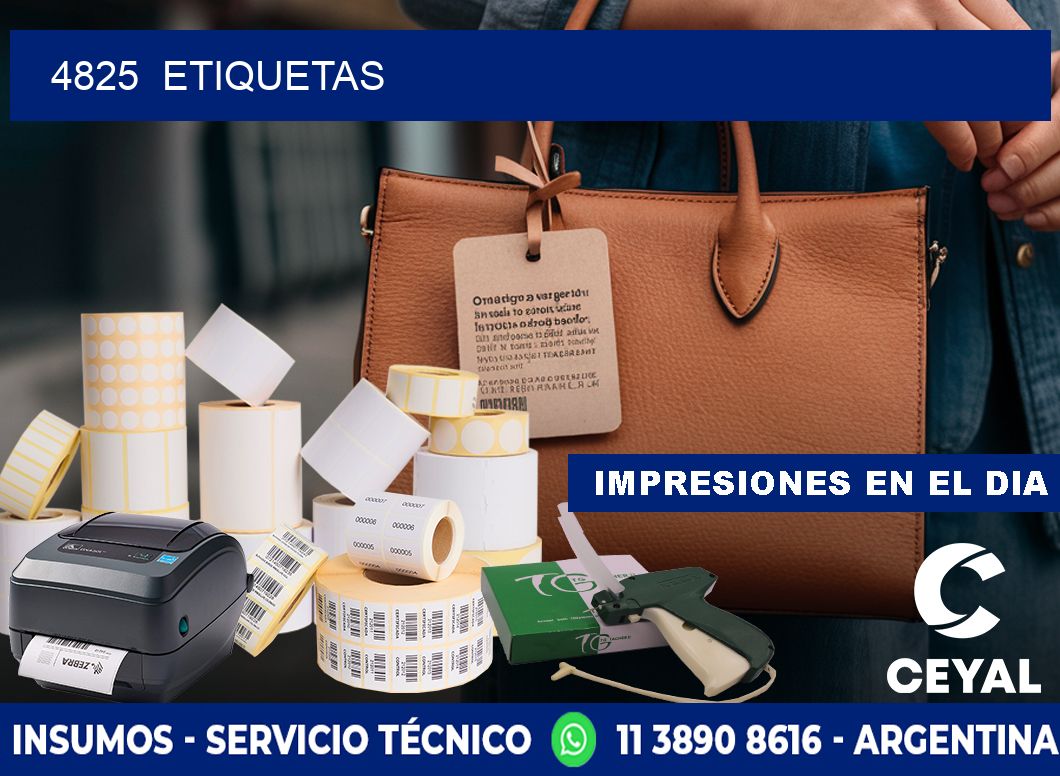 4825  ETIQUETAS