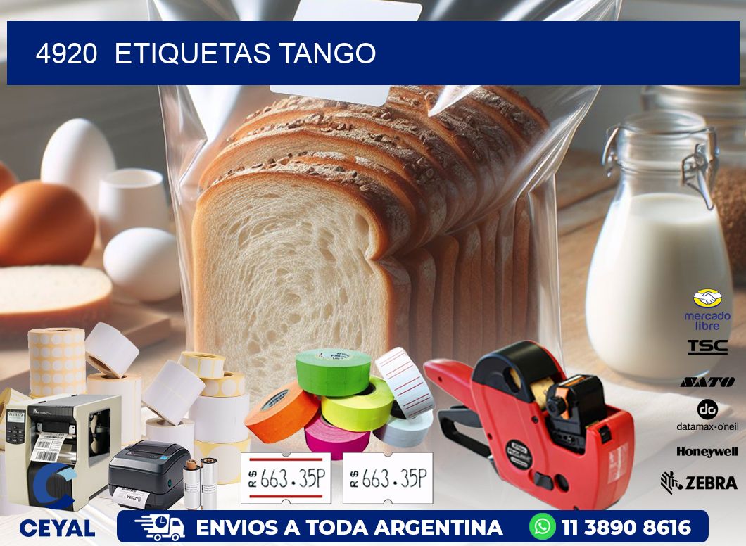 4920 ETIQUETAS TANGO