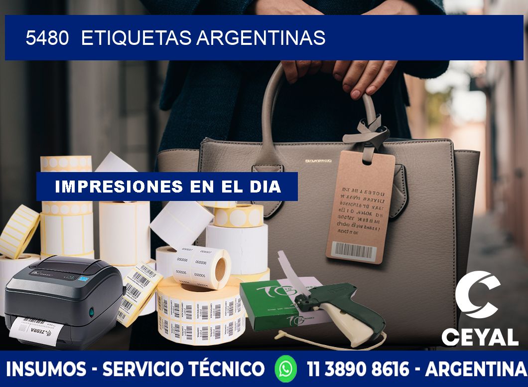 5480  ETIQUETAS ARGENTINAS